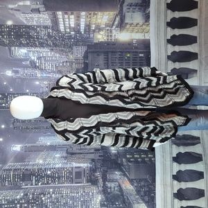 BCBG MaxAzria sz M Asymmetrical Knit  Wild Dove Combo Mohair Blend Sweater  NWT